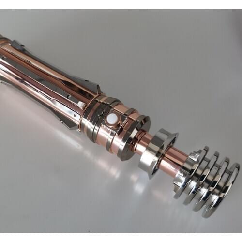 High quality all metal Princess lightsaber cnc lightsaber parts produced by wuxi cnc factory