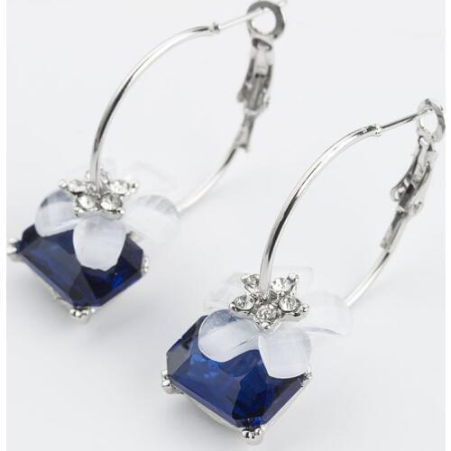 Женские серебрянные серьги Wj.yao China At AliExpress