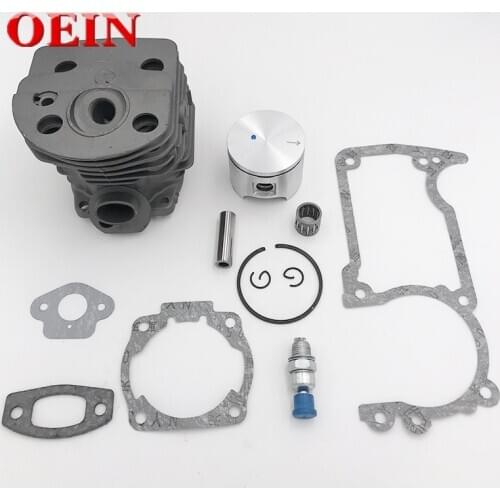 46mm Cylinder Piston Oil Seal Decompression Valve Gasket Kit For HUSQVARNA 55, 55 Rancher, 51 Chainsaw Engine Motor Spare Parts