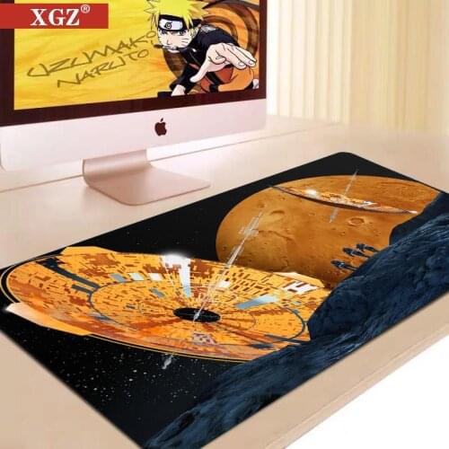 Xgz XXL Explore The Universe Starry Sky Mouse Pad Table Mat Gamer Laptop Accessories Non-slip Rubber Gaming Pc Csgo