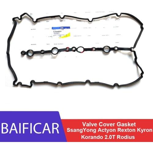 Baificar Brand New Genuine Valve Cover Gasket 6710160221 For Ssangyong Rodius Actyon Rexton W Kyron Korando 2.0T