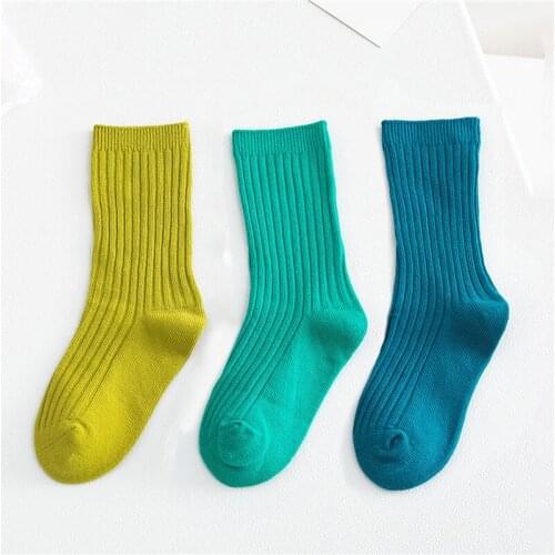 New Kids Candy Color Socks Toddlers Girls Boys Fashion Socks Knee High Long Soft Baby Sock Kniekousen Meisje For Baby