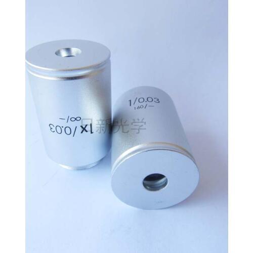 Objective lens microscope low times objective lens 1 times 2 times infinity objective lens professional microscope accessories