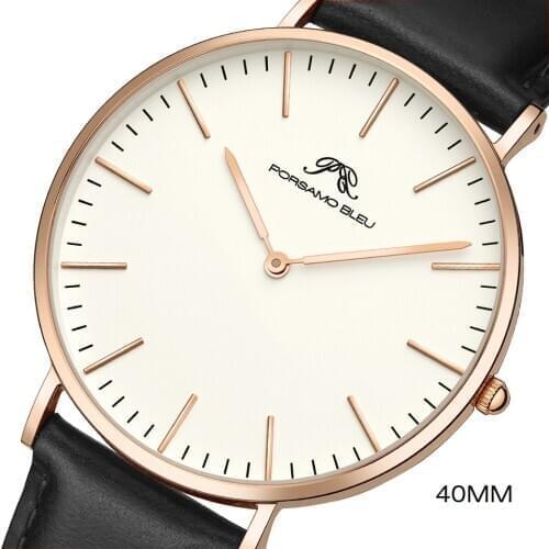 Мужские часы с кожаным ремешком PORSAMO BLEU China At AliExpress