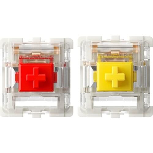 Oiled RGB Gateron Pro Red Yellow Switch SMD switch 3 pin Prelubed Switches for Mechanical Keyboard