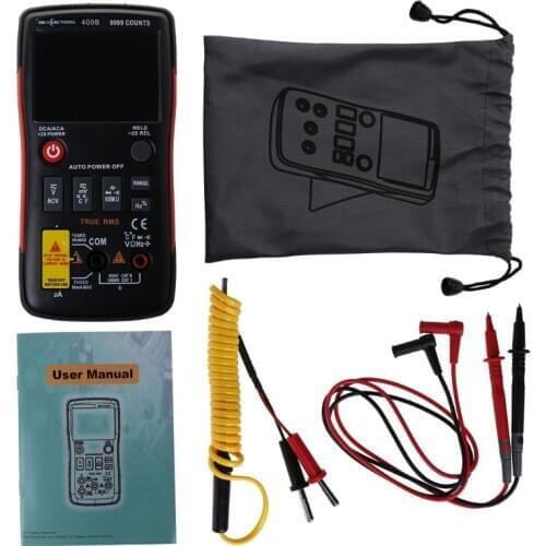 RM409B Digital Multimeter Button 9999 Counts Accuracy Measuring With Analog Bar Graph AC DC Voltage Ammeter Current Ohm Auto
