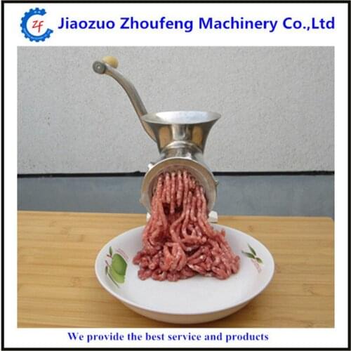 304 stainless steel manual home use meat grinder 10# ZF