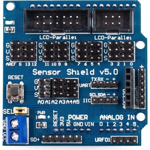 V5.0 Sensor Shield expansion board for arduino electronic building blocks robot accessories Sensor Shield V5 expansion board