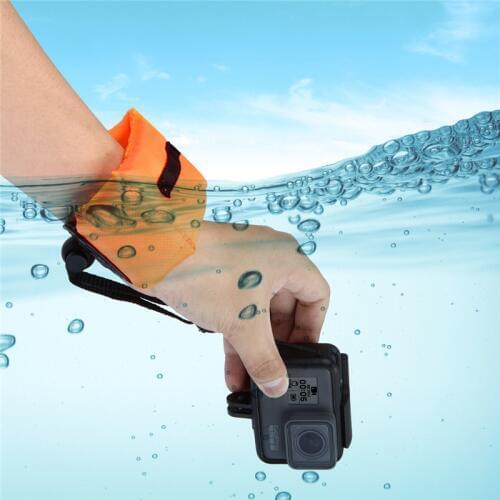 For GoPro Accessory Diving Swimming Floating Bobber Hand Wrist Strap for Go Pro Hero 4 5 6 7 Sjcam Sj4000 D20 D30 Action Cam