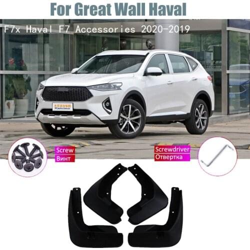 Car Mud Flaps Mudguards Splash Guards Fender Mudflaps For Great Wall Haval F7x Haval F7 Accessories 2020-2019