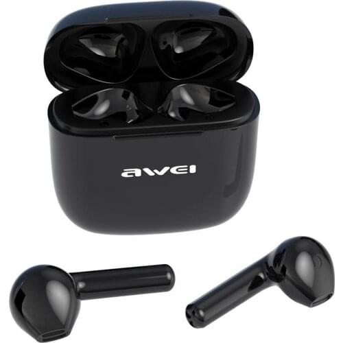 AWEI T26 Wireless Bluetooth 5.0 Headphones Waterproof 3D HiFi Stereo Bass Noise Reduction Mini In-Ear Earbuds For Phones Tablets