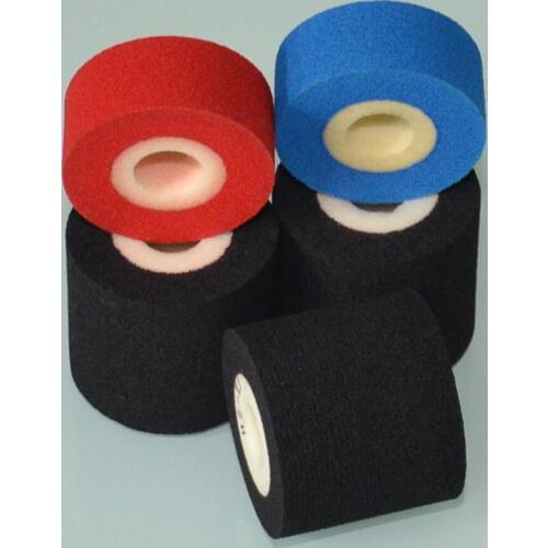 Black Diameter 36mm Height 16mm manual hot stamp coder hot dry roller for ink roller coding machine