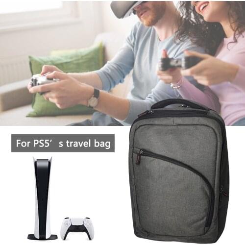 Travel Storage Bag For PS5 Shoulder Bag For Playstation 5 Game Console Protective Carrying Case Cover MultiFunction Portable Bag