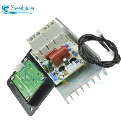 AC 220V 10000W SCR Digital Control Electronic Voltage Regulator Speed Control Dimmer Thermostat+LED Digital Meters Power Supply