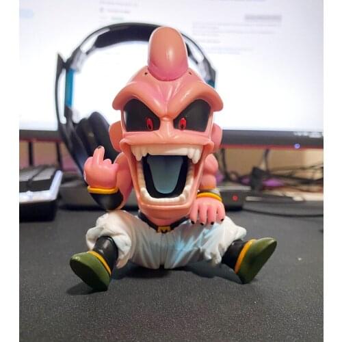 Buu Majin Figure Buu Boo GK PVC Figure Statue Middle Finger Collectible Model Toys Doll 11CM