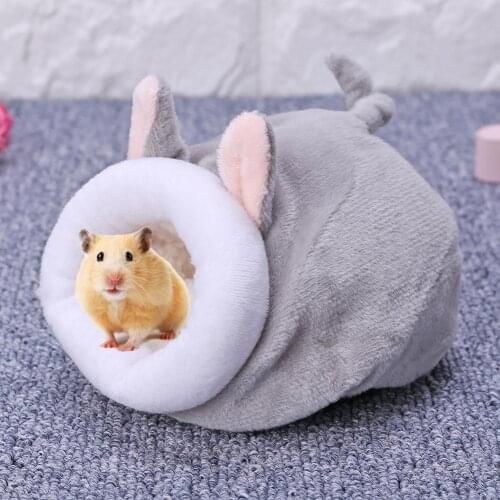 Small Animals House For Hamster Accessories Pet Cotton House Small Animal Nest Winter Warm For Rodent/Guinea Pig/Rat/Hedgehog