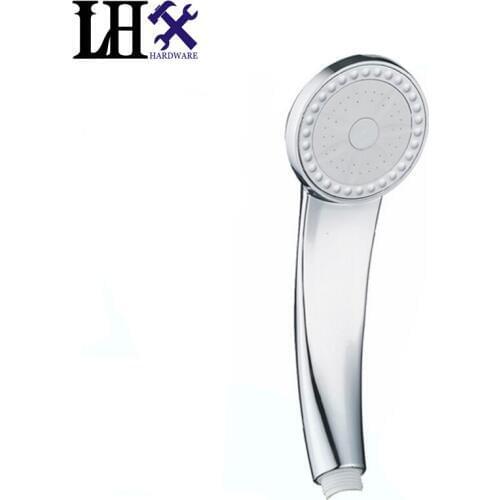 BXY104 Round ABS Panel Handheld Showerhead Bathroom Hand Shower Single Function Bathroom Accessory Water Faucet
