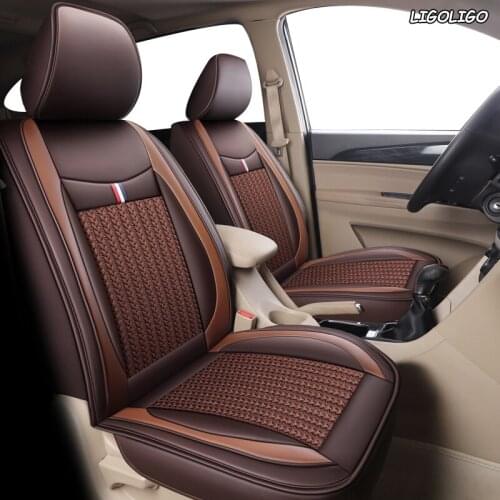 LIGOLIGO 1 PCS car seat cover For jaguar xf f pace f-pace xj xe f-type xk e-pace car protector seats