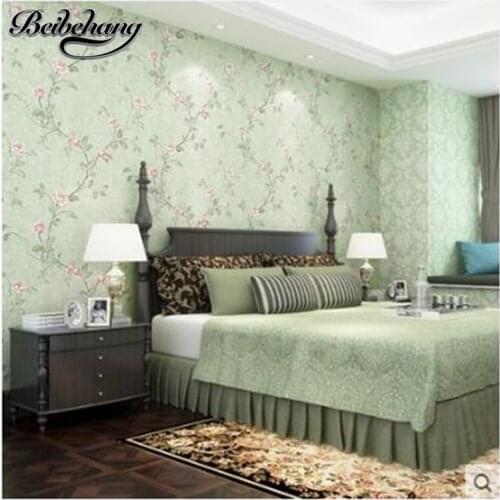 Beibehang papel de parede wallpaper pastoral tv picture background non-woven background living room bedroom full of wallpaper