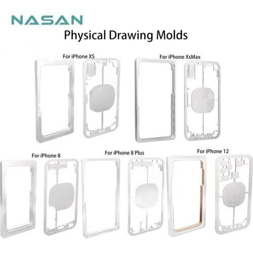 NASAN Physical Drawing Mold Protect Camera for Laser Machine Working During Separting the Back Glass for iPhone 8 to 12 Pro Max