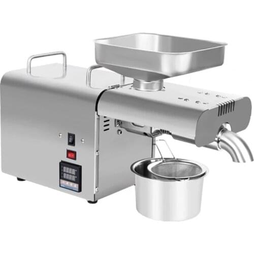 Adjustable 5-8Kg/h Oil Press Machine Digital Temperature Oil Presser for home use