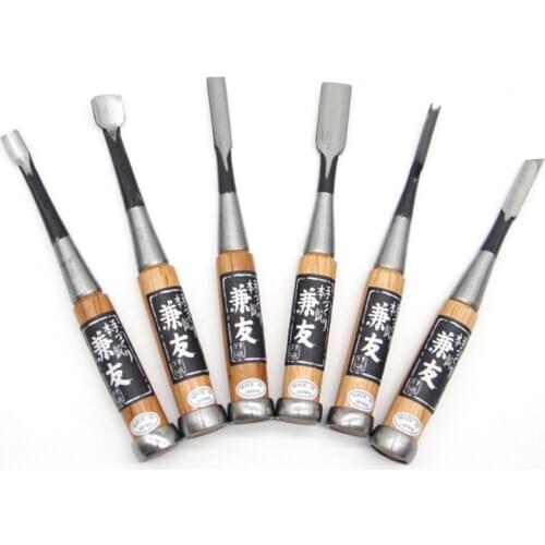 Carving Chisel High Speed Steel Wood Fretwork Chisel Round Arc/Sharp/Triangle/Machete Knife Handheld Woodworking Cutter Tools