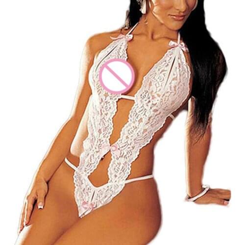 Sexy Lingerie Sleepwear Womens Nightgowns Dress Night Dress Women Underwear Party Nightie Through Lace Sexy Lingerie