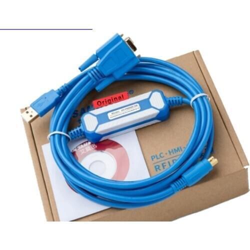 Compatible Delta AH DVP Series PLC DOP-B Series And TP Text Display Programming Cable IFD6601 UC-PRG020-12A