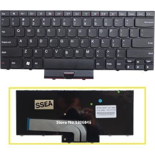 SSEA New US Keyboard For LENOVO IBM ThinkPad E40 E50 Edge 14 15 laptop black keyboard no mouse rod
