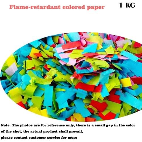 Stage Jet Paper Machine Metal Colored Paper Flame Retardant Colored Papers Factory Direct Sales Suitable For Christmas Party Etc