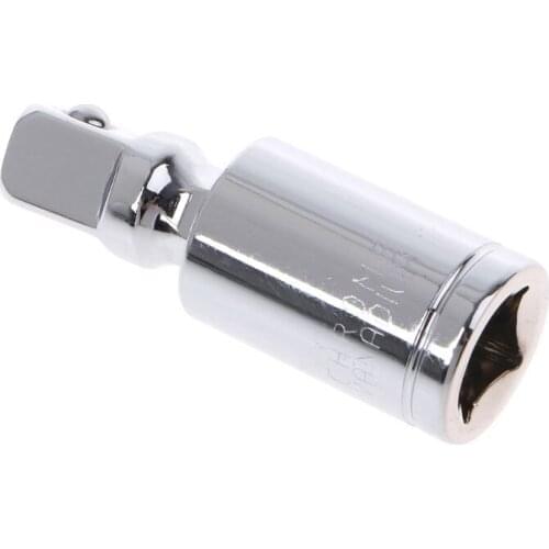 1/4" 3/8" 1/2" Universal Joint Set Ratchet Angle Extension Bar Socket Adapter Manual and Pneumatic 360 Rotary Adapter