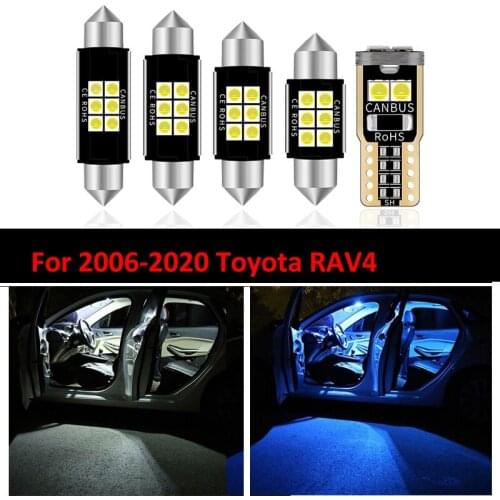 High Grade 14 X Led Car Interior Lights Package Kit For Toyota Rav4 RAV-4 2006 -2017 2018 2019 2020 Led Car Interior Light
