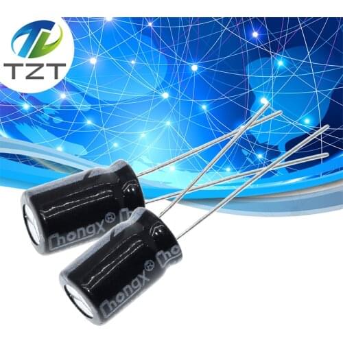 Higt quality 400V4.7UF 8*12mm 4.7UF 400V 8*12 Electrolytic capacitor