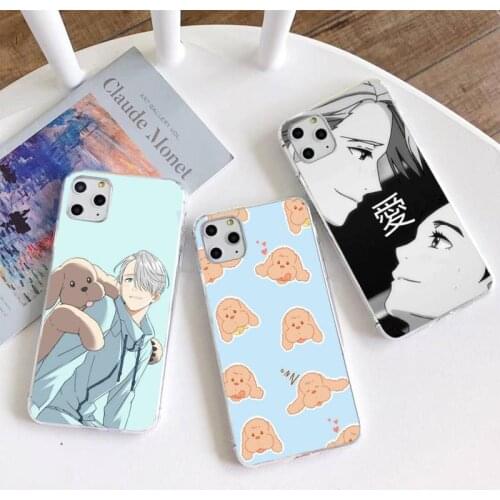 Yuri On Ice Anime Phone Case For iphone 12 11 Pro Max Mini XS Max 8 7 6 6S Plus X 5S SE 2020 XR Silicone Soft cover
