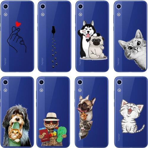 For Huawei Honor 8A Pro JAT-L41 Silicone TPU Protective Cover Phone Case On For Huawei Honor 8A JAT-LX1 6.09 inch Soft Case