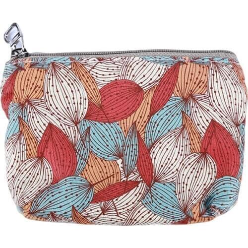 PU Leather High Quality Female Coin Purse Women Lady Short Vintage Fashion Wallets Ginkgo Leaf Mini Money Purses Small Fold