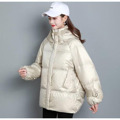Winter Coats and Jackets Women Warm White Duck Down Coat Famale Thicken Short Womens Prakas Korean Fashion Doudoune Femme SQQ182
