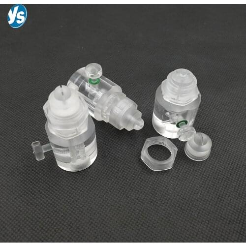1/8" Plastic Acrylic Adjustable Air Water Mixing Atomizing Nozzle