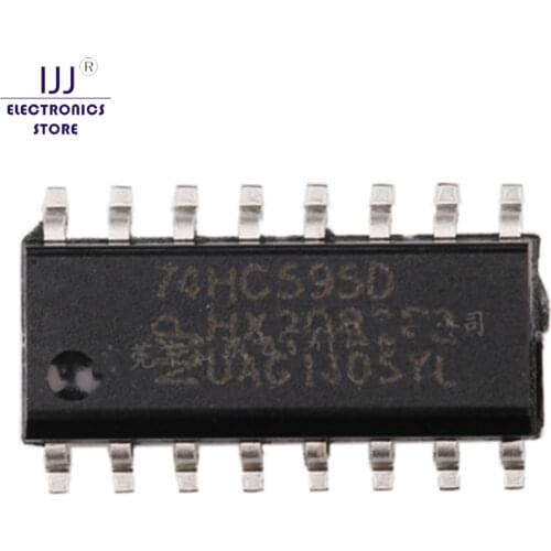 10pcs CD74HC595D 74HC595 SOP-16 Counter Shift Registers 8bit Shiftr new original