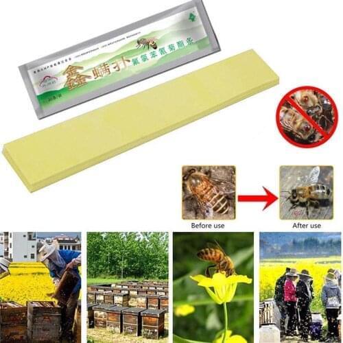 20Pcs/Bag Varroa Strips Fluvalinate Bee Mite Killer Treatment Tool Beekeeping Pest Control NDS66