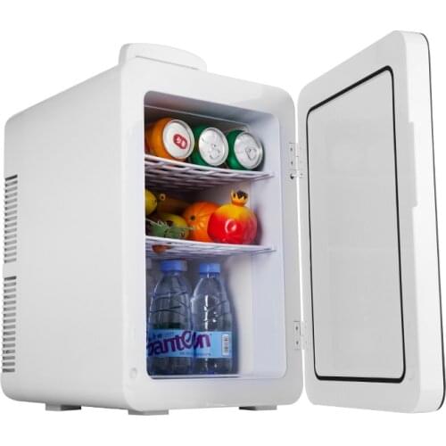 24L car refrigerator beverage heating cabinet dormitory freezer meals incubator hot and cold cabinet freezer 220V/12V