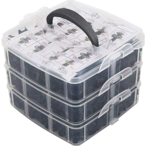 723 Pcs Car Retainer Auto Fasteners Push Trim Clips Pin Rivet Bumper Kit Auto Parts Repair Tools