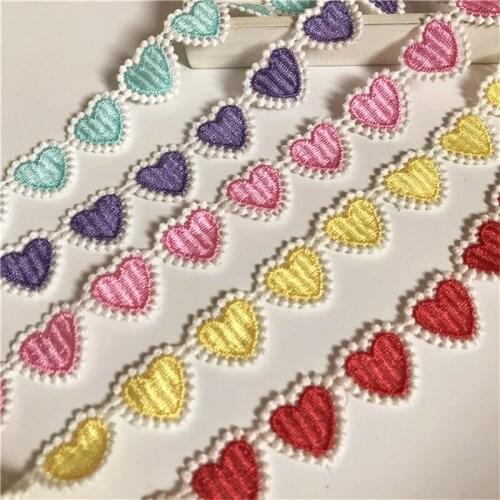 8colors Embroidered Flower Lace Trim Polyester Diy Handmade Decoration Wedding Dress Accessories Patches For Clothing V07060407
