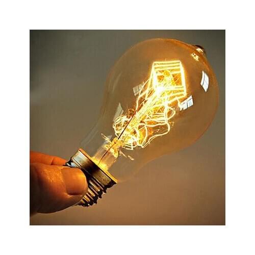 A19 E27 40W Edison Lamp Light Bulb Vintage Filament Retro Industrial Incandescent light 110/220V Free Shipping