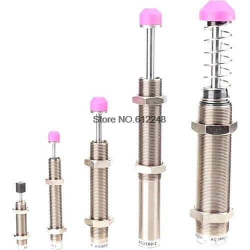 AC Oil buffer Pneumatic Hydraulic Shock Absorber Damper AC0806 AC1005 AC1008 AC1210 AC1410 AC1412 AC1416 AC1420 AC1425 AC2025