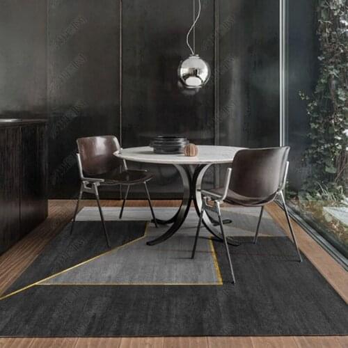 Nordic Big Carpet Living Room Geometric Abstract Modern Non-slip High Quality Large Area Rugs Home Bedroom Kids Play Floor Mat