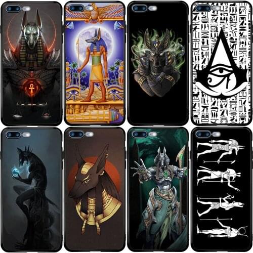Phone Case for Xiaomi Redmi Note 9A 8 8T 7 6 7A 6A 5A 5 A1 A2 A3 Pro Max Plus Lite Egypt Anubis