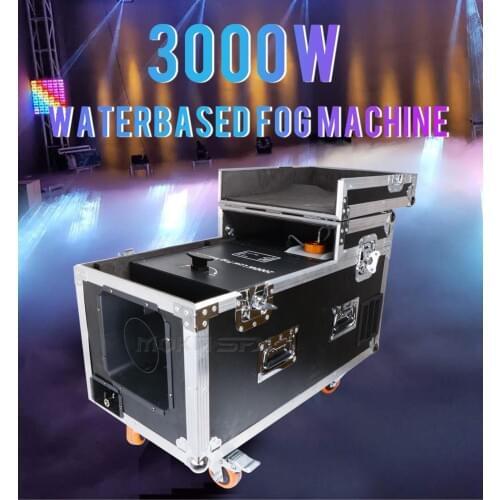 3000W Dual Head Water Based Dmx Remote Floor Fog Machine Low Ground Smoke Machine Wedding Heavy Smoke Machine