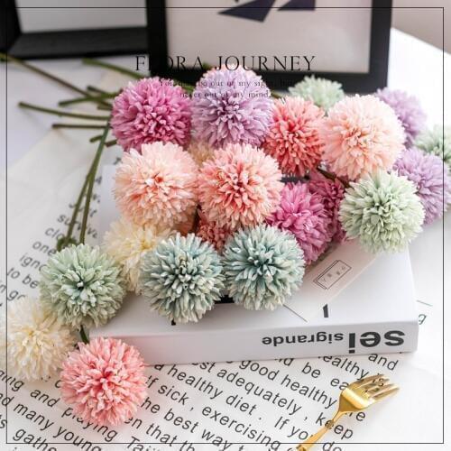 10PCS 29CM Dandelion Artificial Flowers Silk Hyacinth Flower for Wedding Home Party Garden Decoration Fake Flower