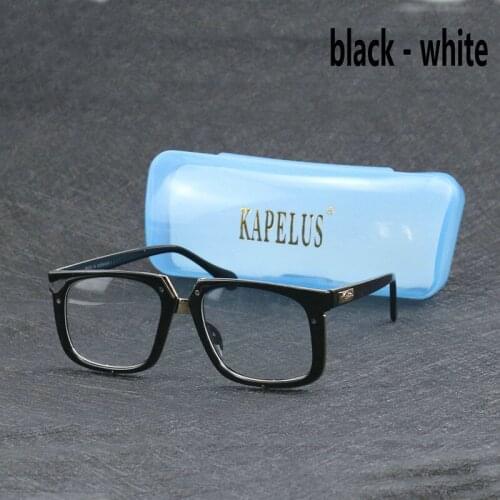 KAPELUS Man personalized sunglasses Glasses with plastic case Metal square sunglasses UV400